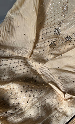 Load image into Gallery viewer, Fauzia Women's Lakhnavi Handcrafted Mul Chanderi Semi - Stitched Kurta And Dupatta Set - HONC0309550