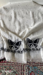Load image into Gallery viewer, Women's Lakhnavi Handcrafted Mul Chanderi UnStitched Kurta And Dupatta Set - HONC0375225