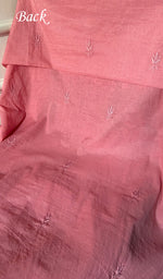将图像加载到图库查看器中, Women's Lakhnavi Handcrafted Mul Chanderi Unstitched Chikankari Full Suit Material - HONC0307425