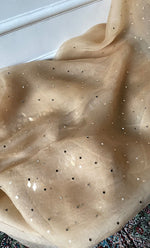 Load image into Gallery viewer, Alfia Women's Lakhnavi Handcrafted Pure Organza Chikankari Unstitched Kurta And Dupatta Set- HONC0328073