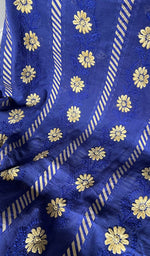 Load image into Gallery viewer, Women's Lakhnavi Handcrafted Kota Cotton Chikankari Unstitched Kurti Fabric - N7567