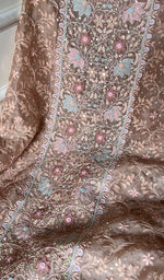 将图像加载到图库查看器中, Women's Lucknowi Handcrafted Pure Organza Silk Chikankari Kurta Dupatta Set - HONC0274457