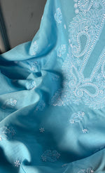 将图像加载到图库查看器中, Farah Women's Lakhnavi Handcrafted Unstitched Cotton Chikankari Suit Material - HONC0310522