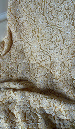 将图像加载到图库查看器中, Yumna Women's Lucknowi Handcrafted Faux-Georgette Chikankari Suit Material - HONC0263426