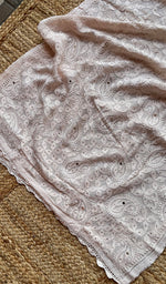 将图像加载到图库查看器中, Women's Lakhnavi Handcrafted Viscose Georgette Chikankari Kurti- HONC0221791