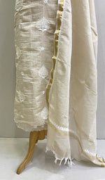 Load image into Gallery viewer, Women's Lakhnavi Handcrafted Kota Chanderi Kurta And Dupatta Set- HONC0178272