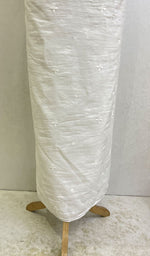 将图像加载到图库查看器中, Lucknowi Handcrafted White Cotton Chikankari Unstitched Men's Kurta Fabric - HONC0146627