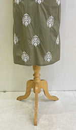 Load image into Gallery viewer, Lucknowi Handcrafted Cotton Chikankari Kurti-HONC0148368