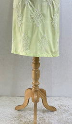 将图像加载到图库查看器中, Sufiyani Women's Lucknowi Handcrafted Mul Cotton Chikankari Kurti - HONC0161338