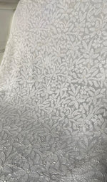 将图像加载到图库查看器中, Women's Lakhnavi Handcrafted Viscose Georgette Chikankari Kurti Fabric - HONC0343102