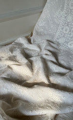 Load image into Gallery viewer, Women's Lakhnavi Handcrafted Maheshwari Mul Chanderi UnStitched Kurta And Dupatta Set - HONC0288349