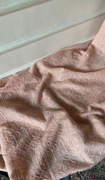Load image into Gallery viewer, Women's Lakhnavi Handcrafted Maheshwari Mul Chanderi Kurta And Dupatta Set - HONC0330503