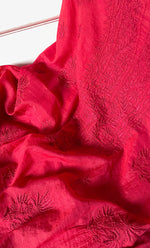 将图像加载到图库查看器中, Women's Lakhnavi Handcrafted Mul Chanderi Unstitched Chikankari Full Suit Material - HONC0319530