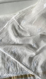 将图像加载到图库查看器中, Women's Lakhnavi Handcrafted Mul Chanderi Unstitched Kurta And Dupatta Set- HONC0323583