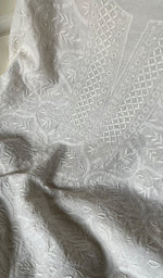 将图像加载到图库查看器中, Women's Lakhnavi Handcrafted Maheshwari Mul Chanderi Kurta And Dupatta Set - HONC0264661