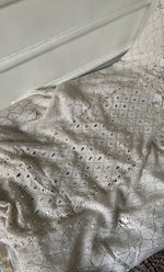 Load image into Gallery viewer, Jazba Women's Lakhnavi Handcrafted Mul Chanderi UnStitched Kurta And Dupatta Set - HONC0304347