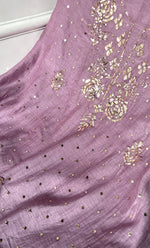 Load image into Gallery viewer, Women's Lakhnavi Handcrafted Mul Chanderi Unstitched Kurta And Dupatta Set - HONC0314239