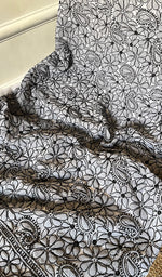 将图像加载到图库查看器中, Women's Lucknowi Handcrafted Faux-Georgette Chikankari Suit Material - HONC0277977