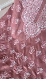 将图像加载到图库查看器中, Women's Lakhnavi Handcrafted Cotton Chikankari Suit Material - HONC0264505