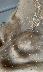将图像加载到图库查看器中, Women's Lakhnavi Handcrafted Pure Organza Chikankari Unstitched Kurta And Dupatta Set- HONC0310711