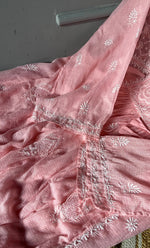 将图像加载到图库查看器中, Sehmat Women's Lakhnavi Handcrafted Kota Cotton Semi -Stitched Angrakha And Dupatta Set- HONC0301720