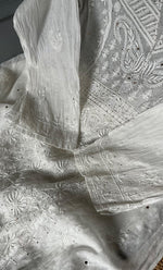 Load image into Gallery viewer, Women's Lakhnavi Handcrafted Mul Chanderi Semi - Stitched Kurta And Dupatta Set - HONC0278898