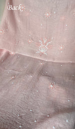 将图像加载到图库查看器中, Women's Lakhnavi Handcrafted Mul Chanderi Unstitched Kurta And Dupatta Set- HONC0282551