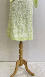 Load image into Gallery viewer, Women's Lucknowi Handcrafted Cotton Chikankari Kurti - HONC0141285