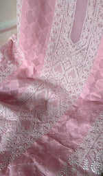 Load image into Gallery viewer, Women's Lakhnavi Handcrafted Cotton Chikankari Suit Material - HONC0289737