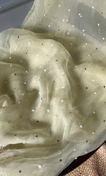 Load image into Gallery viewer, Marifa Women's Lakhnavi Handcrafted Pure Organza Chikankari Unstitched Kurta And Dupatta Set- HONC0300625