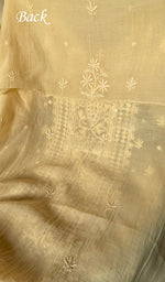 Load image into Gallery viewer, Women's Lakhnavi Handcrafted Mul Chanderi Unstitched Kurta And Dupatta Set - HONC0241765
