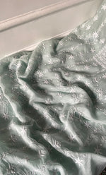 将图像加载到图库查看器中, Women's Lakhnavi Handcrafted Unstitched Mul Chanderi Kurta And Dupatta Set - HONC0329040