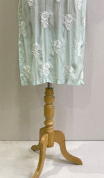 将图像加载到图库查看器中, Women's Lucknowi Handcrafted Muslin Chikankari Kurti - HONC0177054