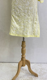 Load image into Gallery viewer, Women's Lucknowi Handcrafted Cotton Chikankari Kurti - HONC0164353