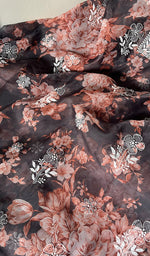 Load image into Gallery viewer, Disha Women's Lakhnavi Handcrafted Organza Chikankari Unstitched Kurta And Dupatta Set - HONC0211543