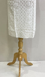 Load image into Gallery viewer, Women's Lakhnavi Handcrafted Viscose Georgette Chikankari Kurti- HONC0161854