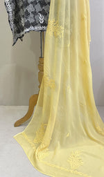 Load image into Gallery viewer, Ayesha Women's Lucknowi Handcrafted Viscose Georgette Chikankari Dupatta - HONC0163967