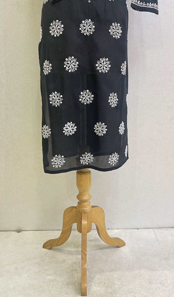 Women's Lucknowi Handcrafted Cotton Chikankari Kurti-HONC0148403