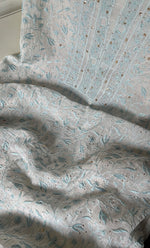 Load image into Gallery viewer, Women's Lakhnavi Handcrafted Mul Chanderi UnStitched Kurta And Dupatta Set - HONC0278951