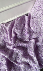 Load image into Gallery viewer, Women's Lucknowi Handcrafted Faux-Georgette Chikankari Suit Material - HONC0263370