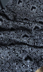 Load image into Gallery viewer, Women's Lakhnavi Handcrafted Unstitched Faux-Georgette Chikankari Suit Material - HONC0263366