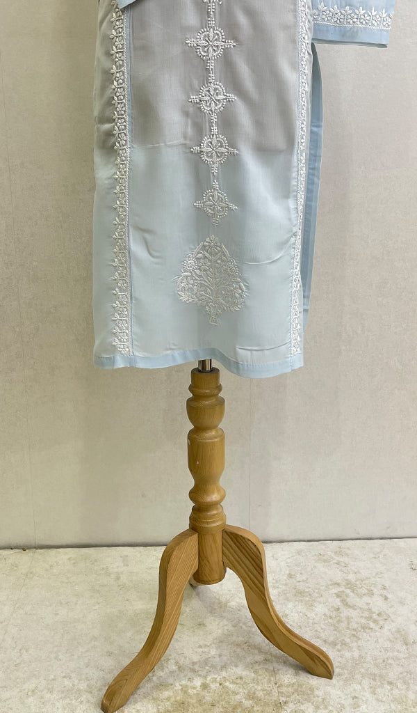 Zoyaa  Women's Lucknowi Handcrafted Cotton Chikankari Kurti - HONC0164399