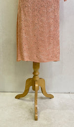 将图像加载到图库查看器中, Women's Lakhnavi Handcrafted Viscose Georgette Chikankari Kurti - HONC0139812
