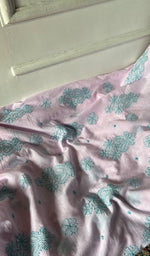Load image into Gallery viewer, Women's Lakhnavi Handcrafted Cotton Unstitched Chikankari Suit Material - HONC0358196
