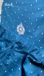 将图像加载到图库查看器中, Women's Lakhnavi Handcrafted Mul Chanderi Unstitched Kurta And Dupatta Set- HONC0358256