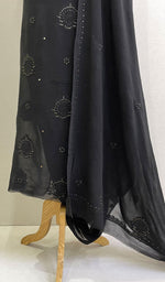 将图像加载到图库查看器中, Women's Lucknowi Handcrafted Viscose Georgette Chikankari Kurta And Dupatta Set - HONC0128465
