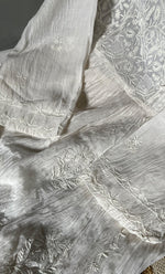 将图像加载到图库查看器中, Women's Lakhnavi Handcrafted Mul Chanderi Semi - Stitched Angrakha And Dupatta Set- HONC0267146