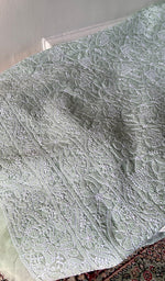 Load image into Gallery viewer, Women's Lakhnavi Handcrafted Cotton Unstitched Chikankari Suit Material - HONC0354995