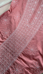 Load image into Gallery viewer, Hera Women's Lakhnavi Handcrafted Cotton Chikankari Suit Material - HONC0275053