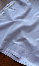 将图像加载到图库查看器中, Women's Lakhnavi Handcrafted Kota Cotton Chikankari Kurti - NC4555